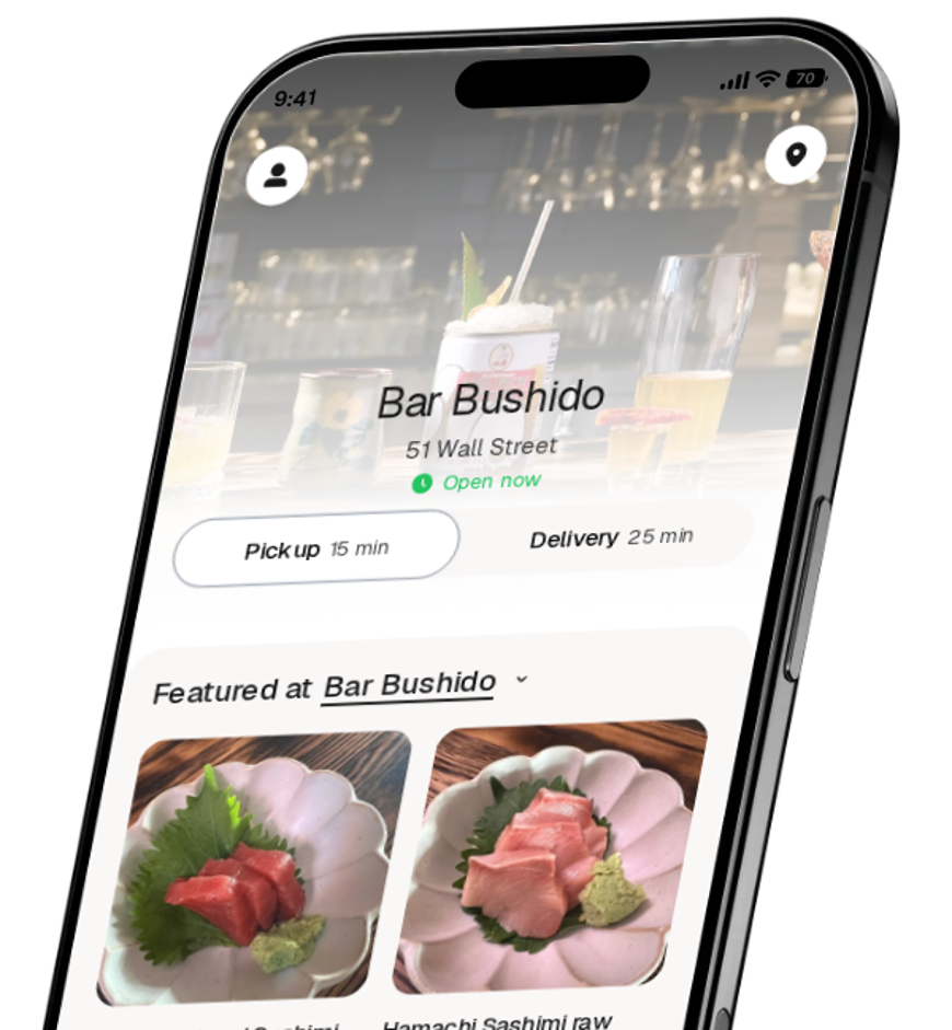 Bar Bushido app preview