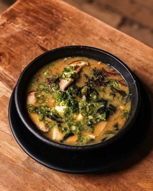 Omichi Market Miso Soup.